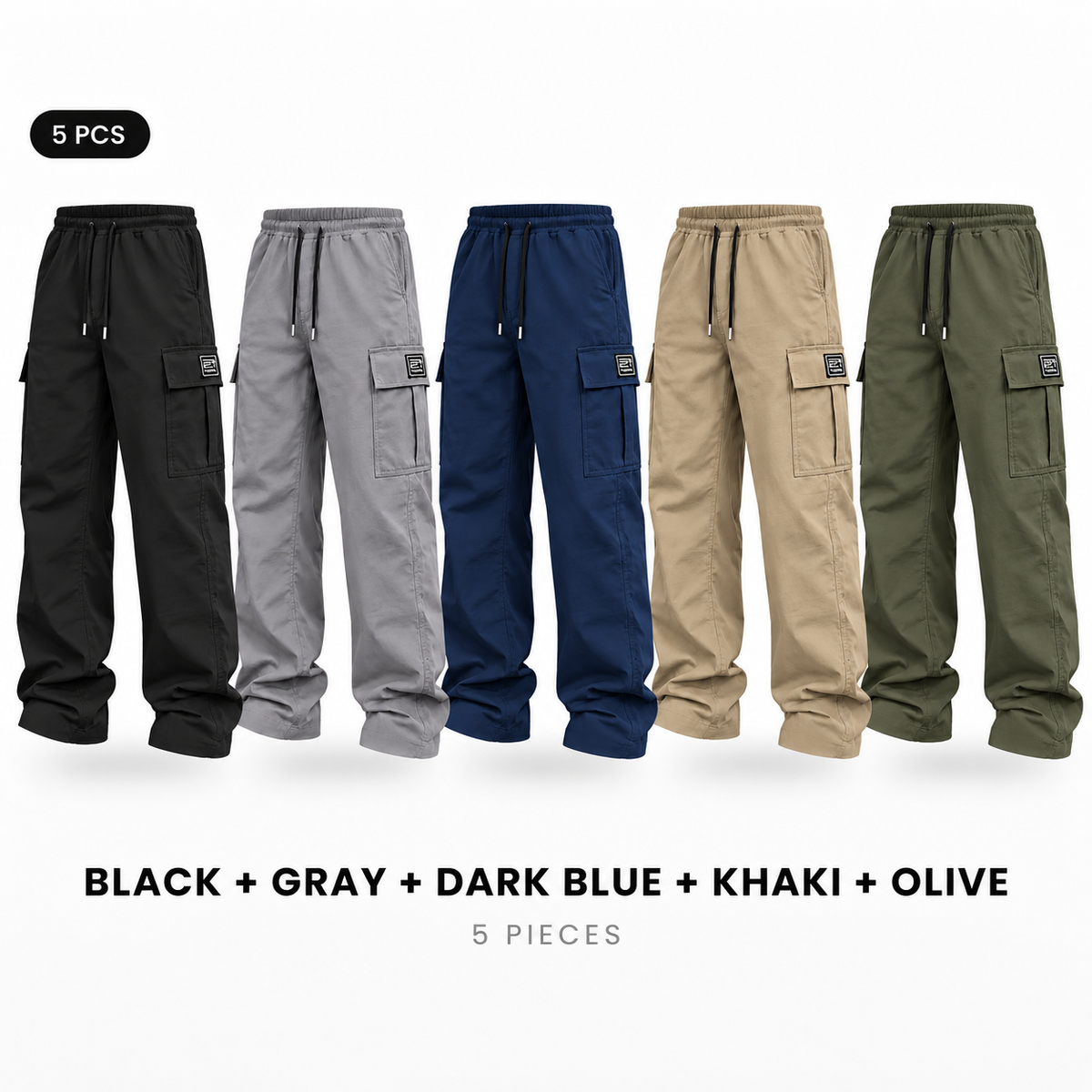 Men’s Casual Cargo Pants – Relaxed Fit, Functional Pockets & Everyday Comfort