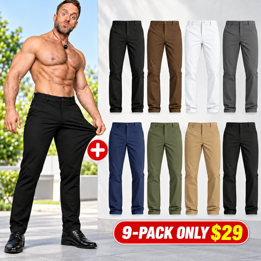 🔥 Limited-Time Deal: Stretch Dress Pants – Wrinkle-Free Comfort for Golf & Everyday Wear