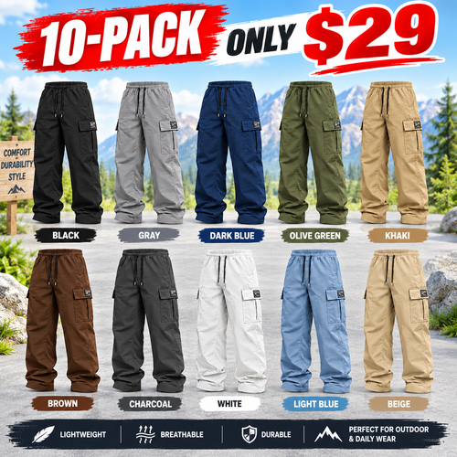 Men’s Casual Cargo Pants – Relaxed Fit, Functional Pockets & Everyday Comfort
