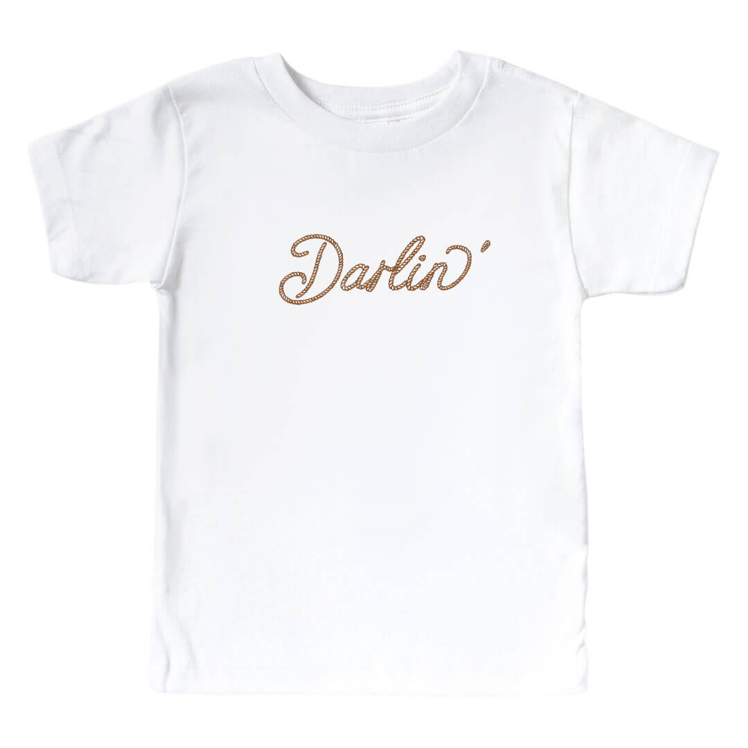 Darlin' Kids Graphic Tee | White