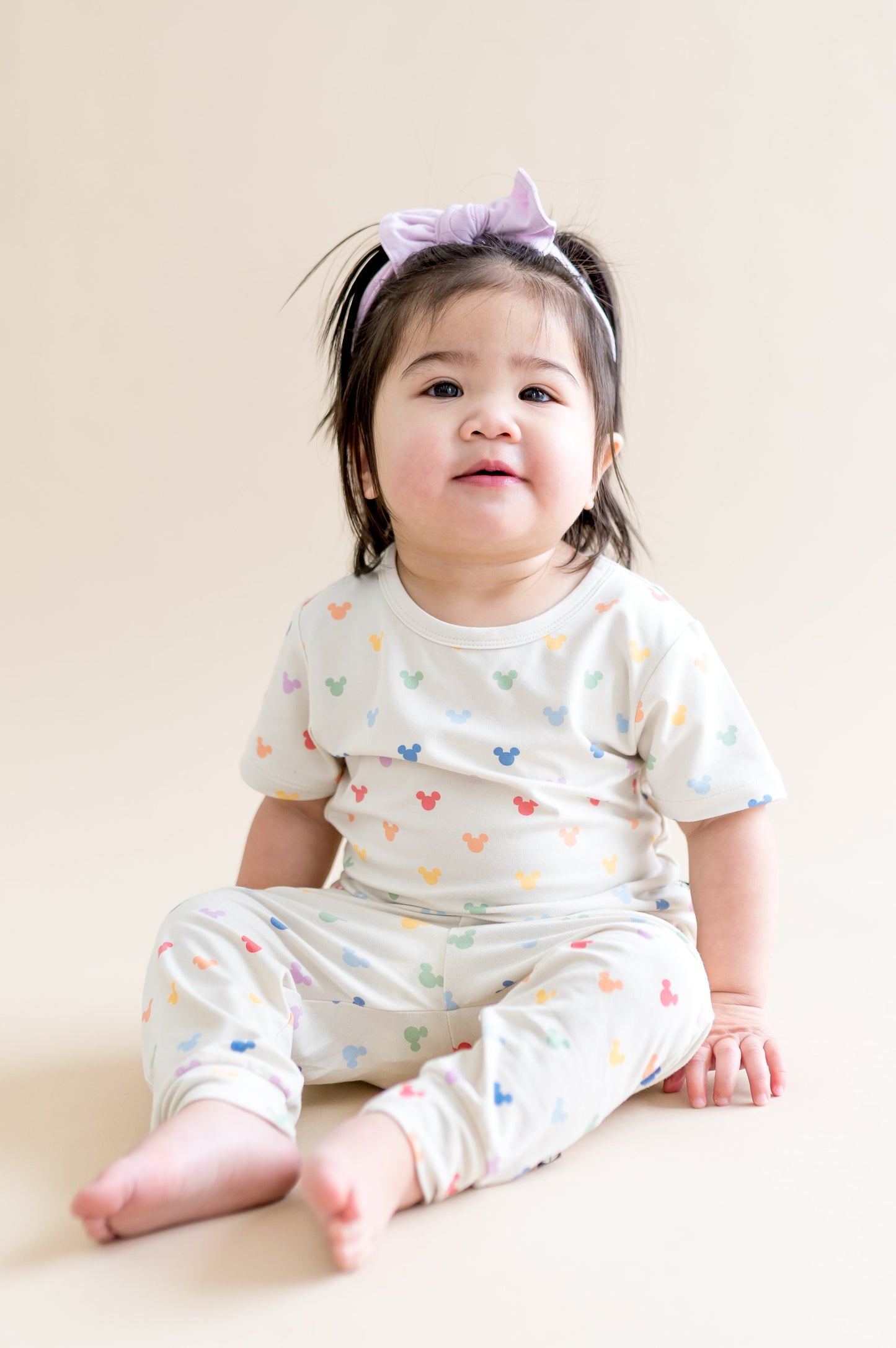 Pant in Pastel Mickey Mouse