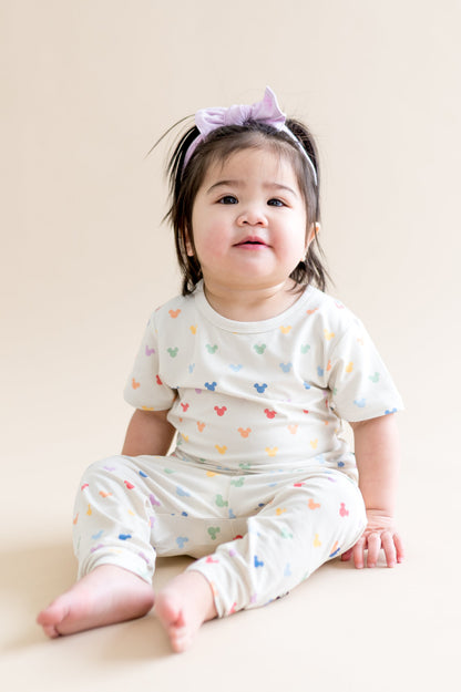 Pant in Pastel Mickey Mouse