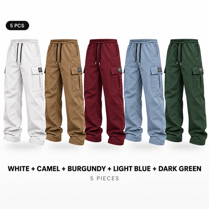Men’s Casual Cargo Pants – Relaxed Fit, Functional Pockets & Everyday Comfort