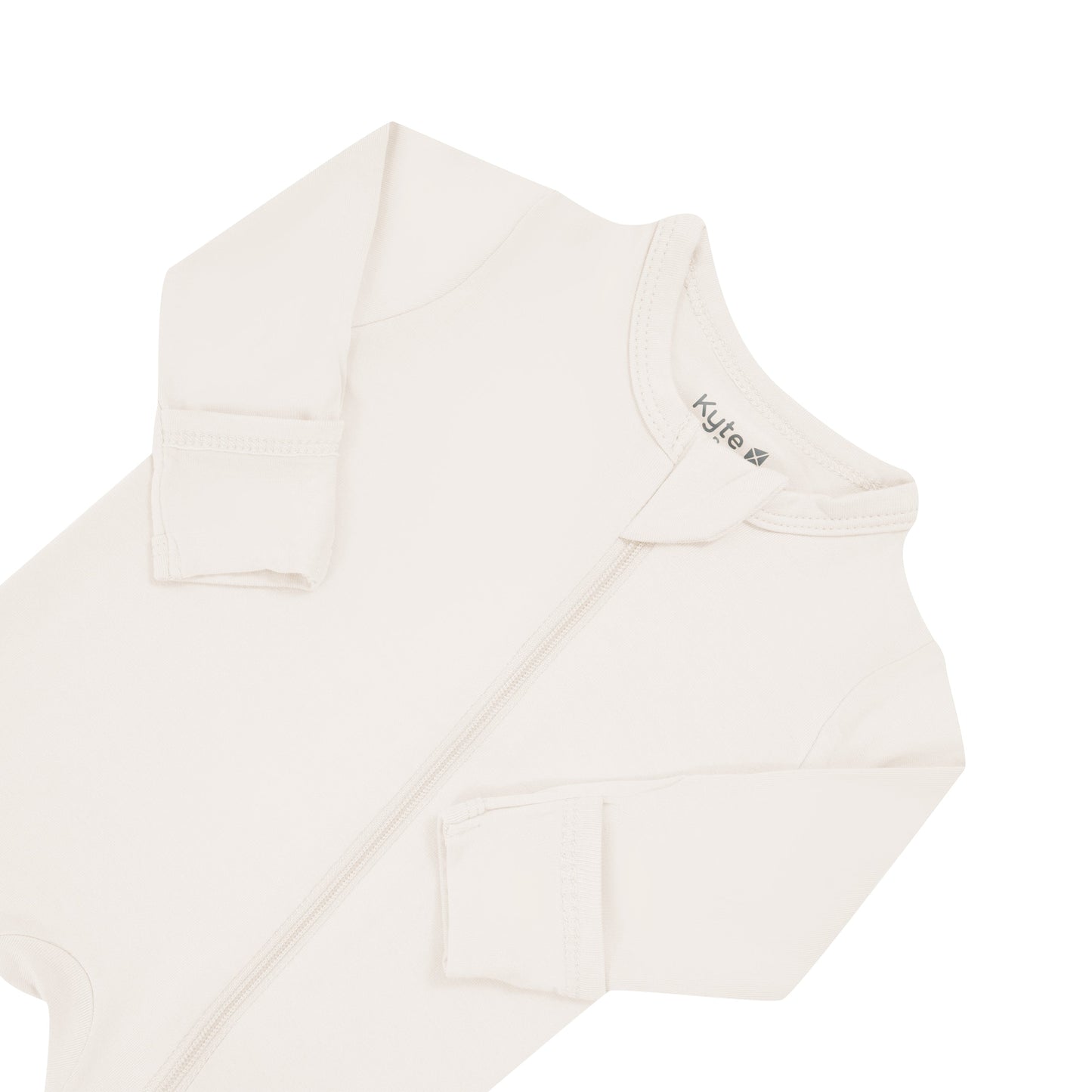 Zippered Footie in Oat