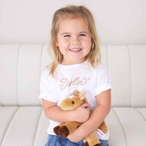 Darlin' Kids Graphic Tee | White