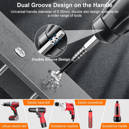 🔥 12-Piece Magnetic Impact Screwdriver Bit Set – Secure Grip & Easy Screwdriving