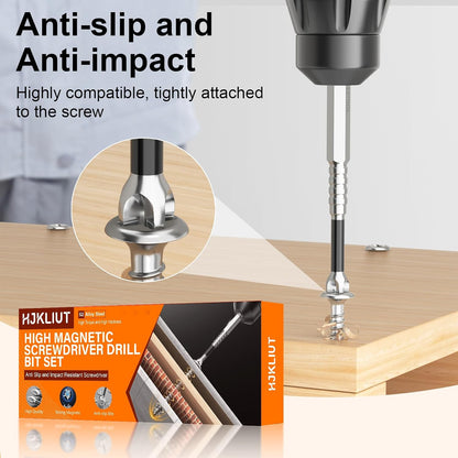 🔥 12-Piece Magnetic Impact Screwdriver Bit Set – Secure Grip & Easy Screwdriving