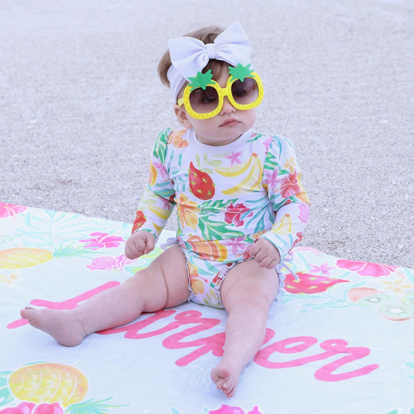 Swim Bow | Light Beach Blue